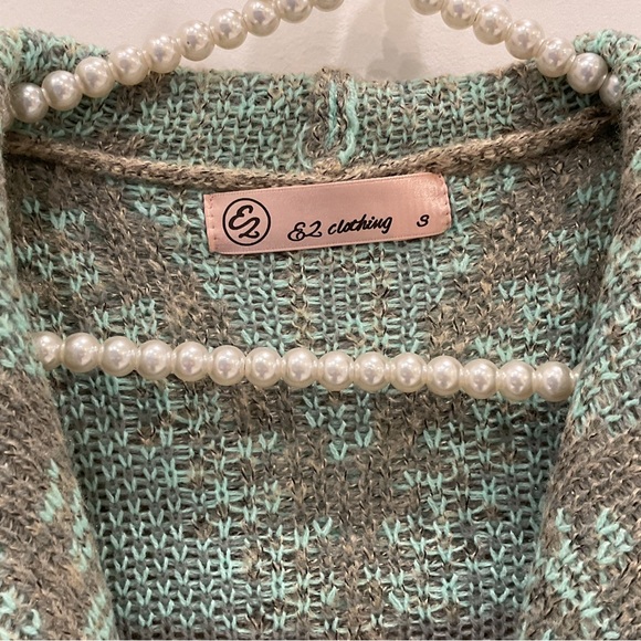 🔴E2 CLOTHING OPEN FRONT SWEATER CARDIGAN🔴 - Picture 4 of 8